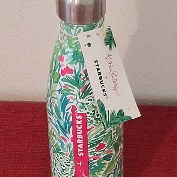 Lilly Pulitzer Swell Bottle RETIRED Palm Beach 17oz S'well Tumbler NEW Starbucks - Picture 1 of 14